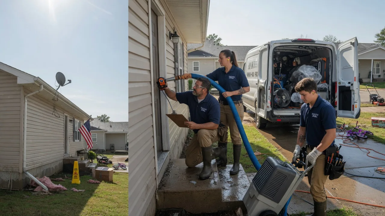 Ceiling Water Damage Restoration in Kansasville, WI near me